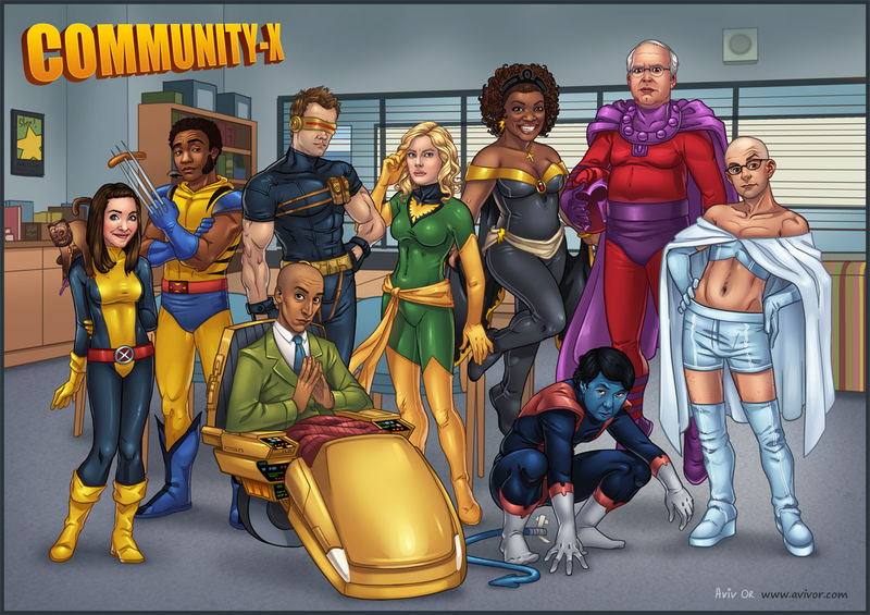 Illustration for article titled The Greatest X-Men Crossover and Mash-Up Art of All Time